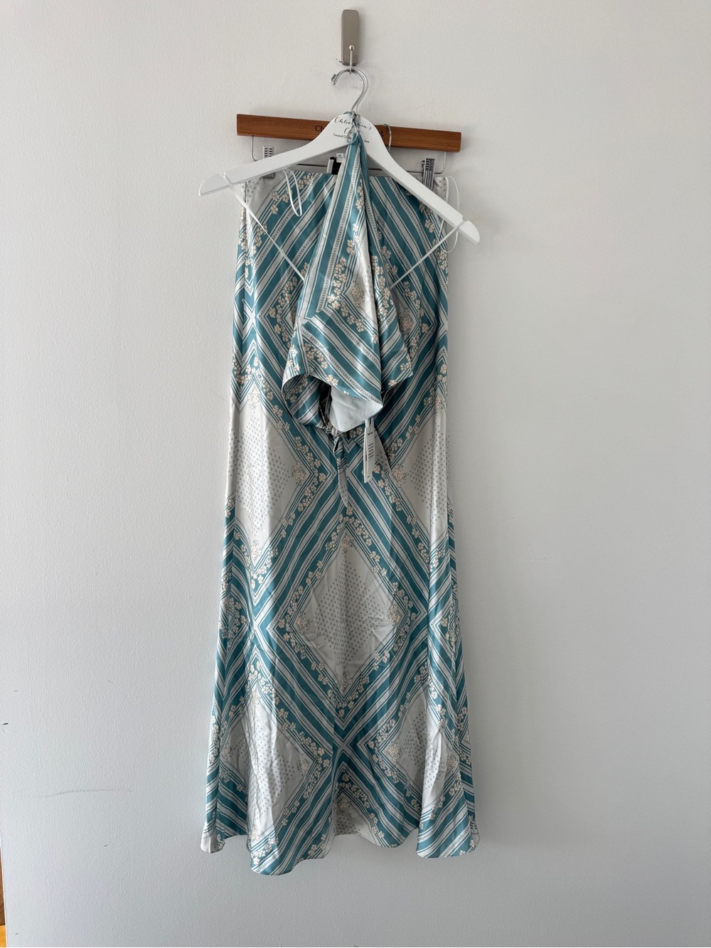 REFORMATION Effie Silk Two Piece Set in Bardot S - Picture 2 of 6